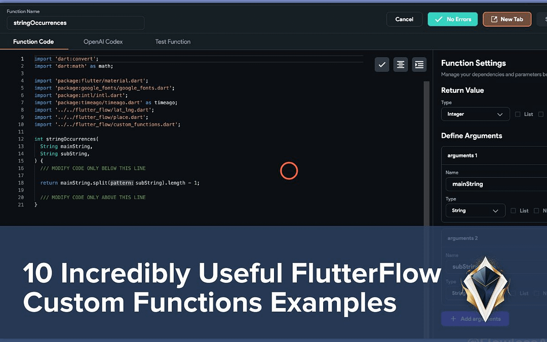 10 Incredibly Useful FlutterFlow Custom Functions Examples